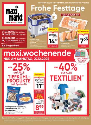 Angebote Maximarkt - 23.12.2025 - 31.12.2025.