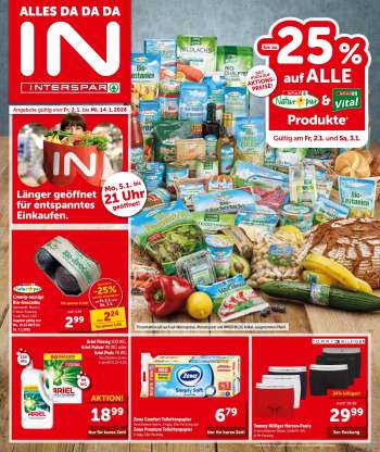 Angebote INTERSPAR - 2.1.2026 - 14.1.2026.