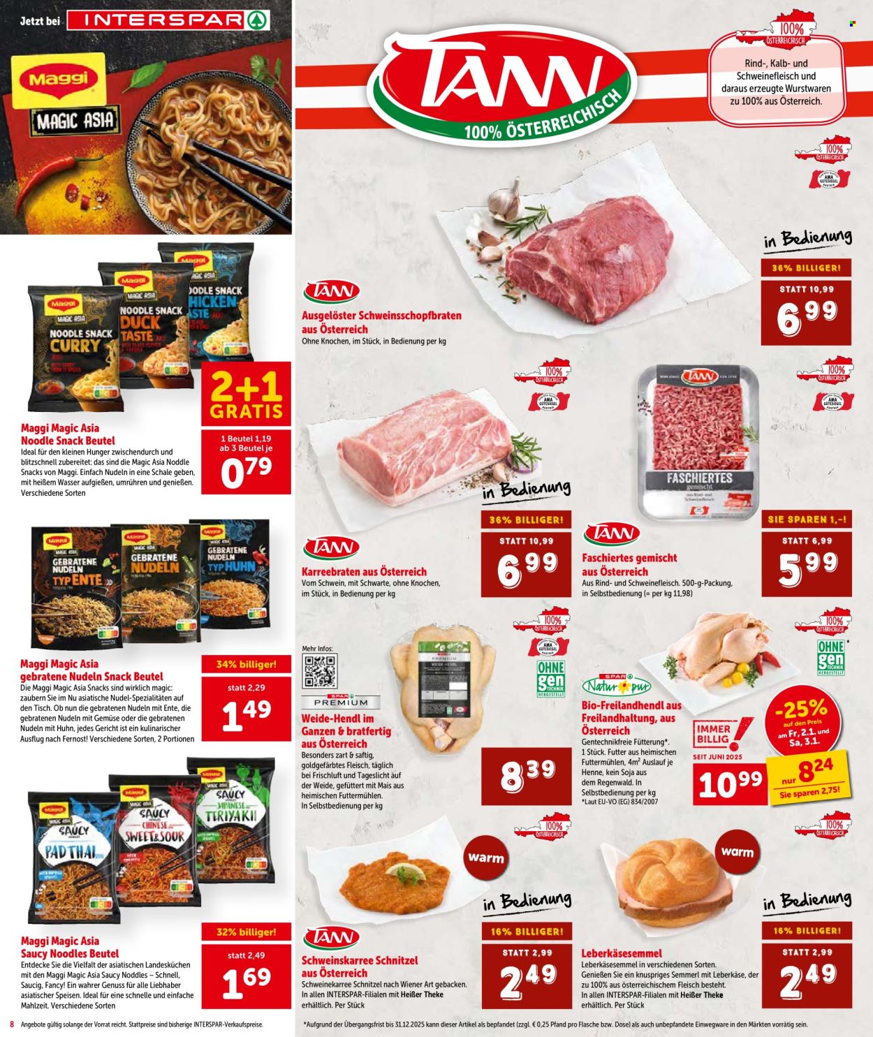 Angebote INTERSPAR - 2.1.2026 - 14.1.2026. Seite 8
