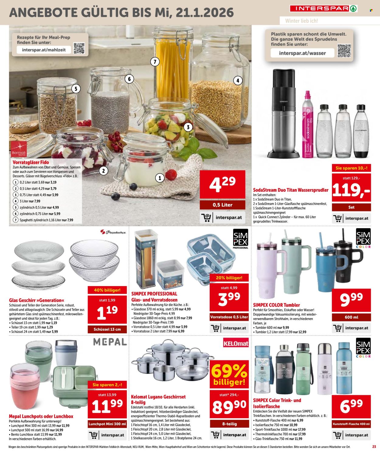 Angebote INTERSPAR - 2.1.2026 - 14.1.2026. Seite 23
