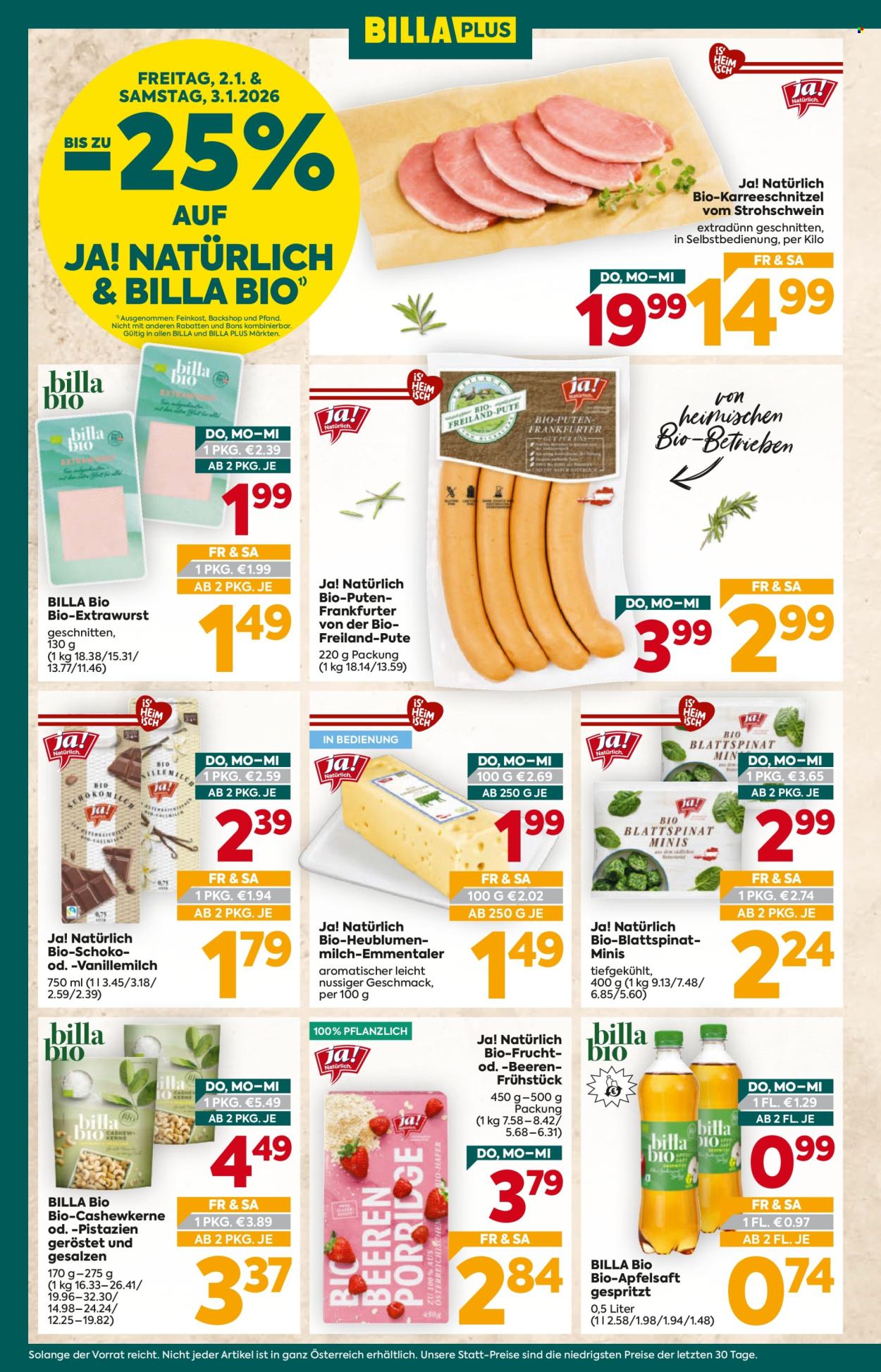 Angebote Billa Plus - 2.1.2026 - 7.1.2026. Seite 9