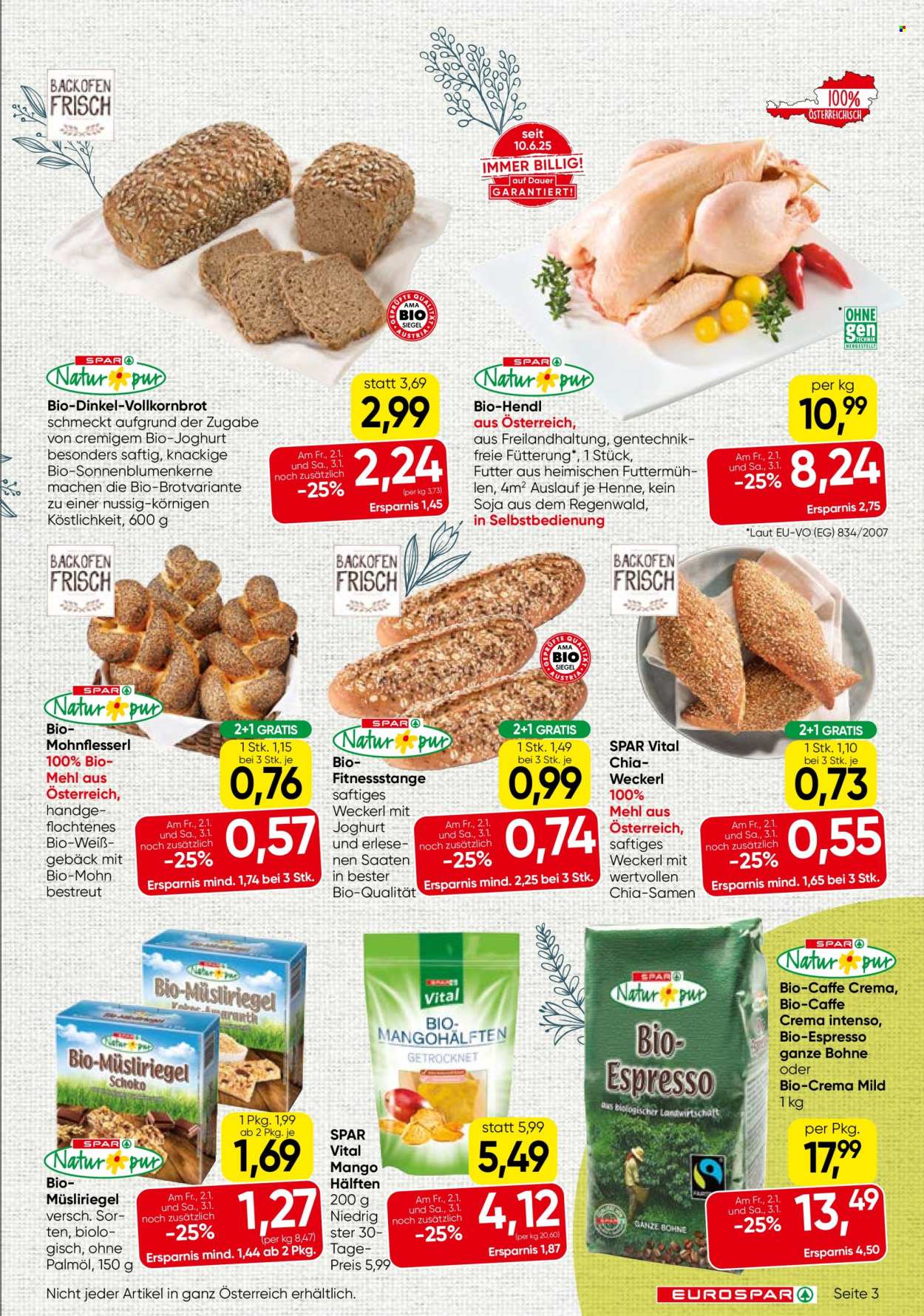 Angebote EUROSPAR - 2.1.2026 - 14.1.2026. Seite 3