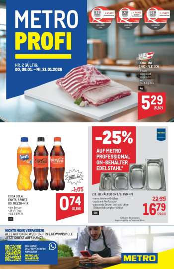 Angebote Metro - 8.1.2026 - 21.1.2026.