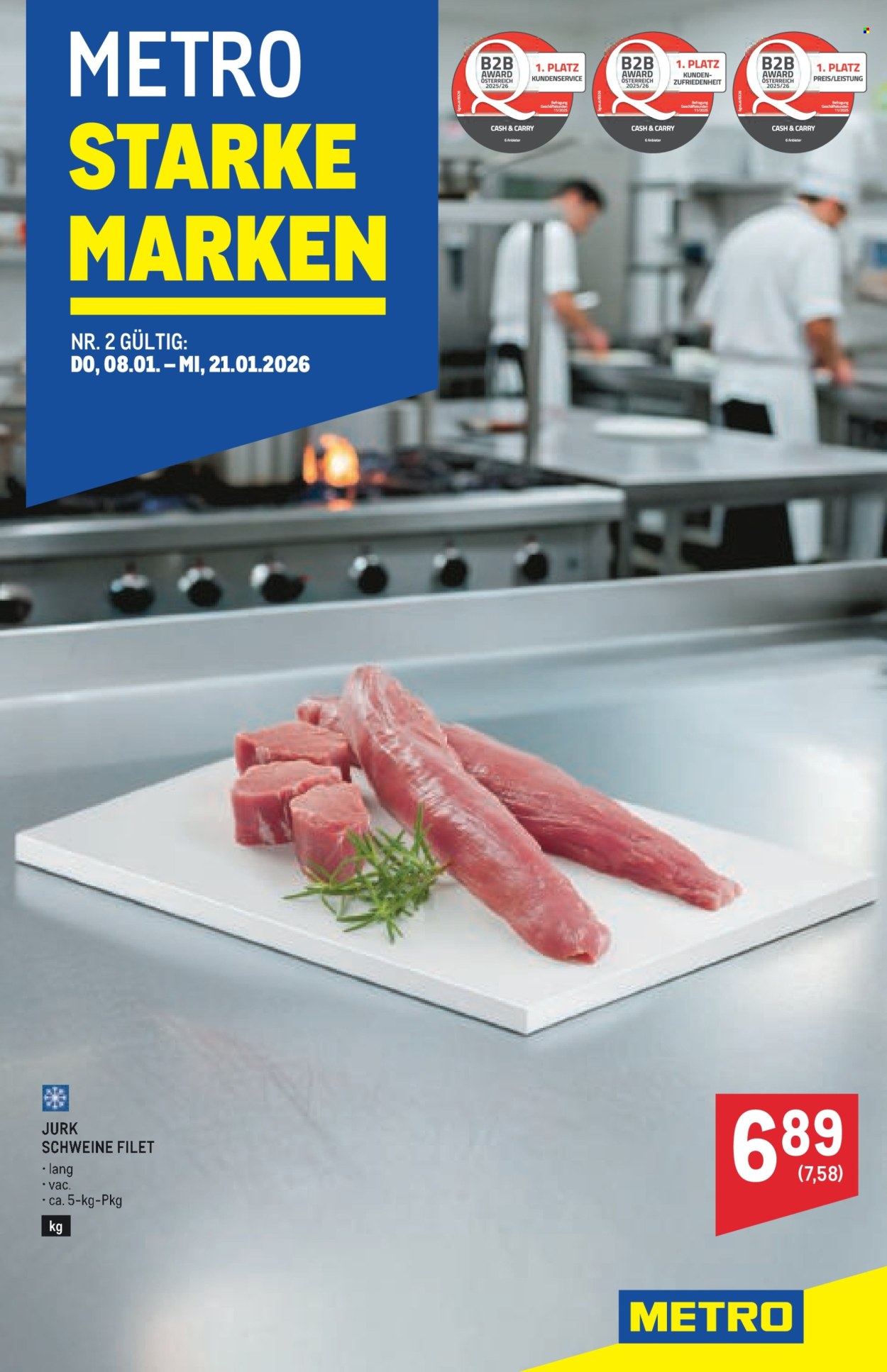 Angebote Metro - 8.1.2026 - 21.1.2026. Seite 1