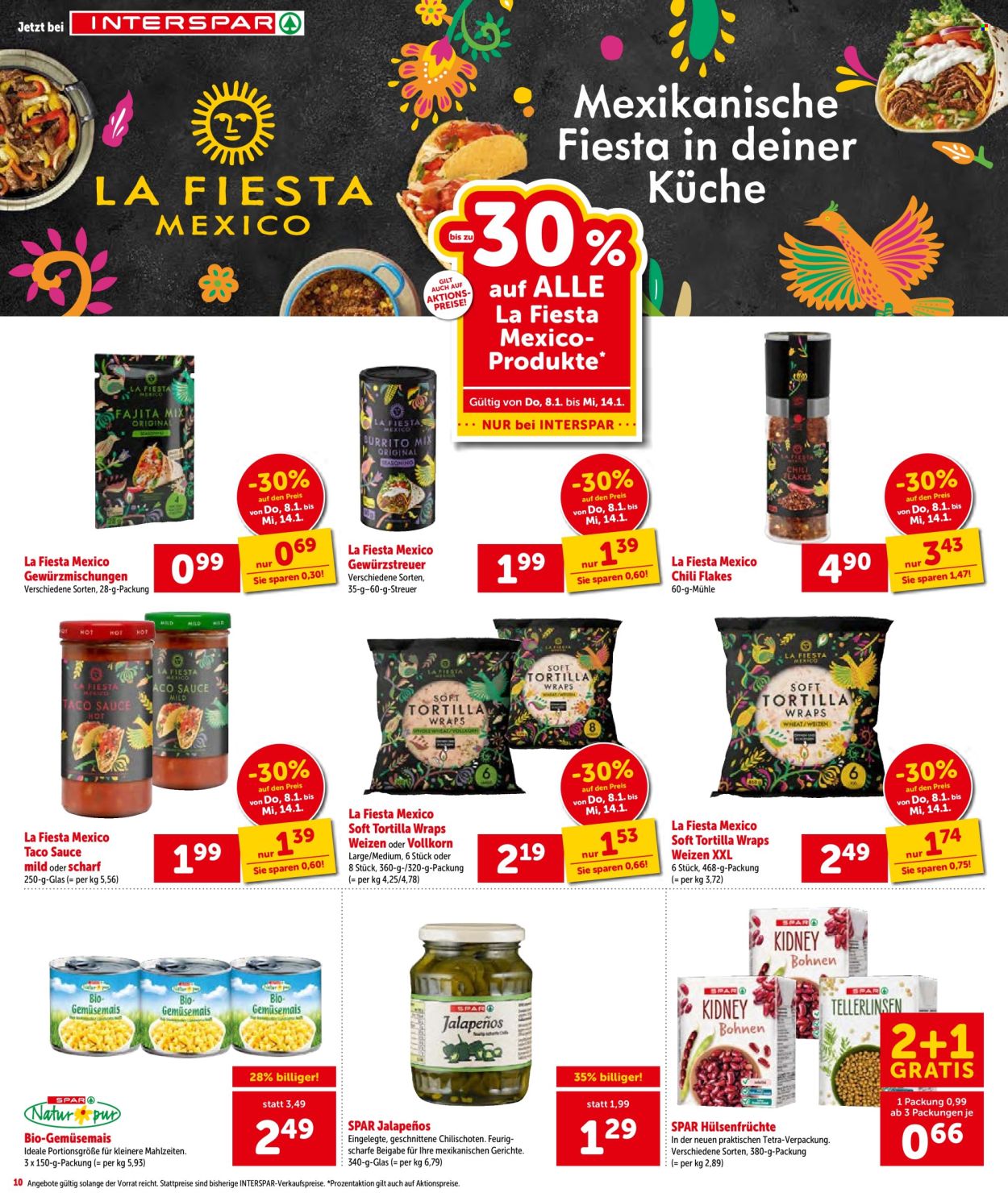 Angebote INTERSPAR - 8.1.2026 - 14.1.2026. Seite 10