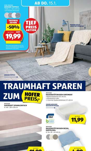 thumbnail - NOVITESSE NACKENSTÜTZKISSEN-BEZUG, DOPPELPKG.
