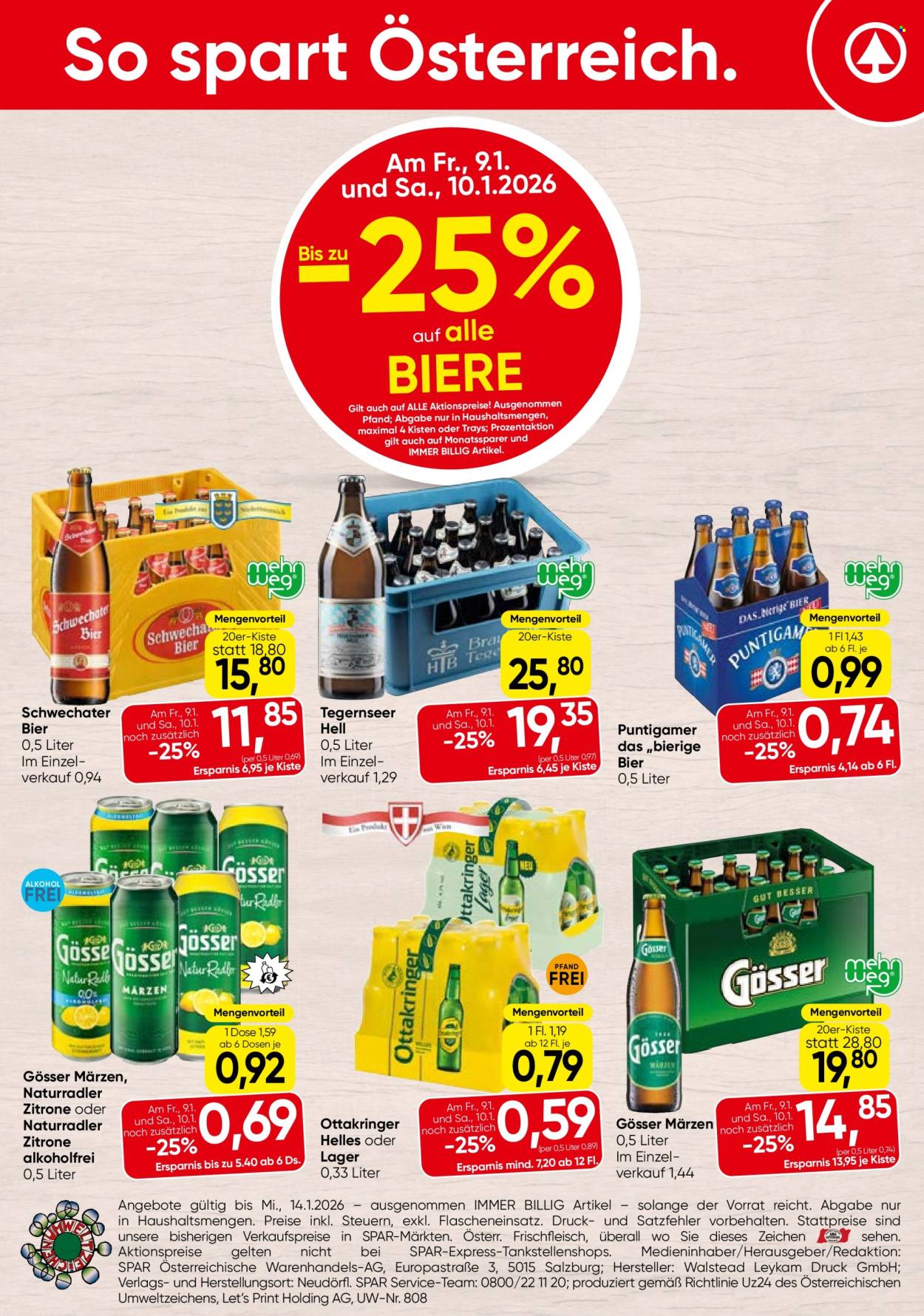 Angebote SPAR - 8.1.2026 - 14.1.2026. Seite 24