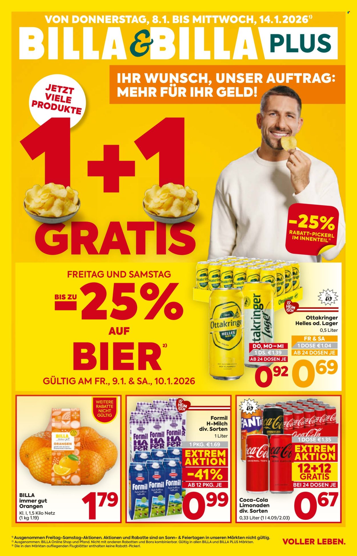 Angebote Billa - 8.1.2026 - 14.1.2026. Seite 1