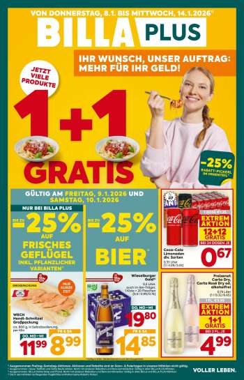 Angebote Billa Plus - 8.1.2026 - 14.1.2026.