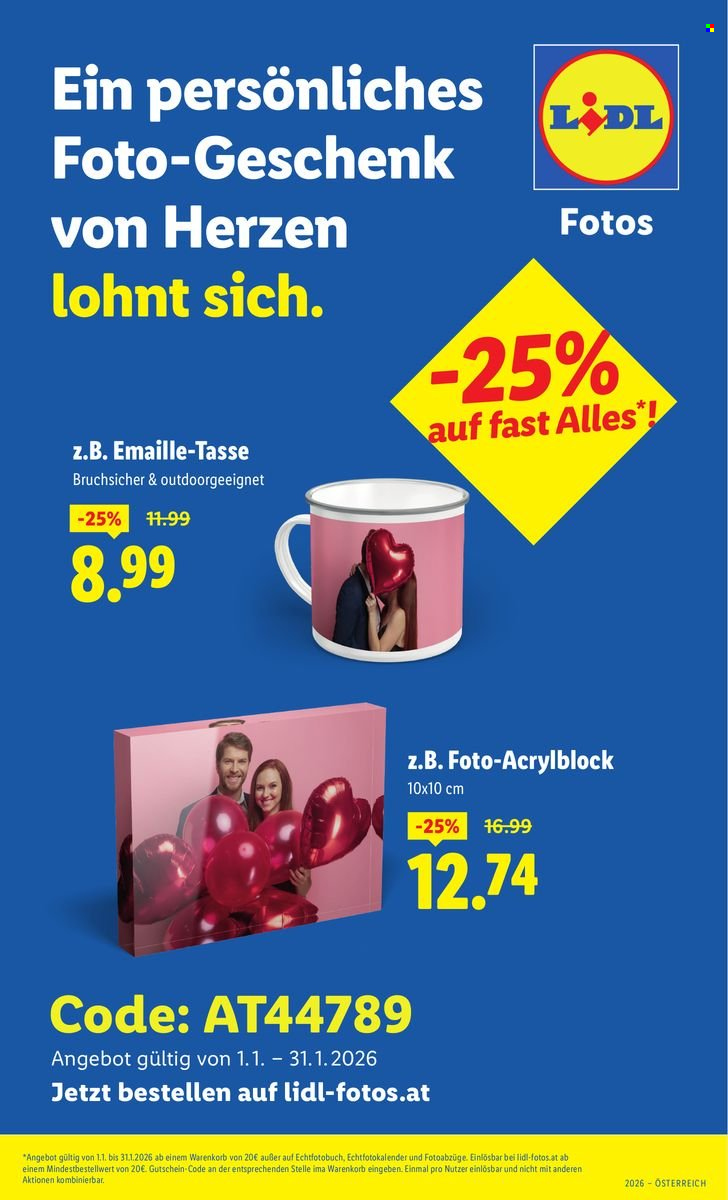 Angebote Lidl - 1.1.2026 - 31.1.2026. Seite 1
