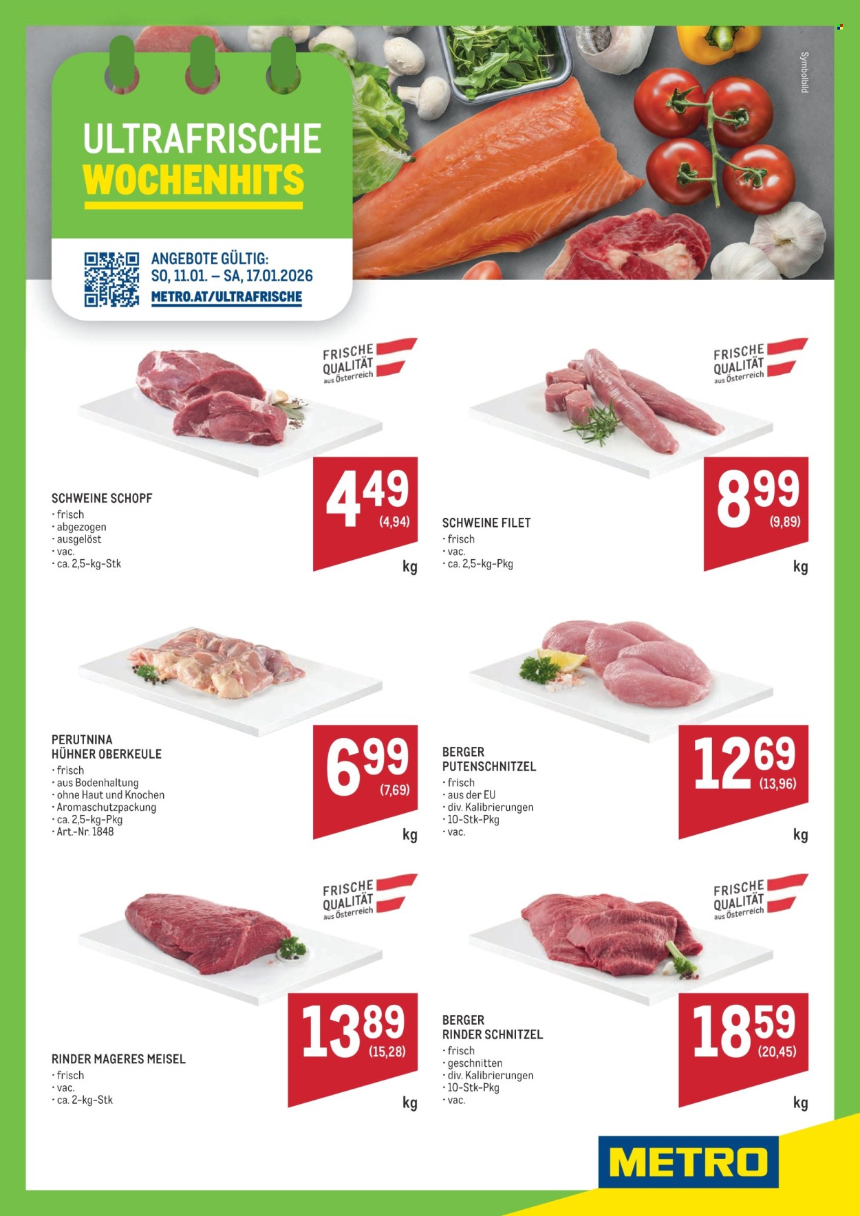 Angebote Metro - 11.1.2026 - 17.1.2026. Seite 1