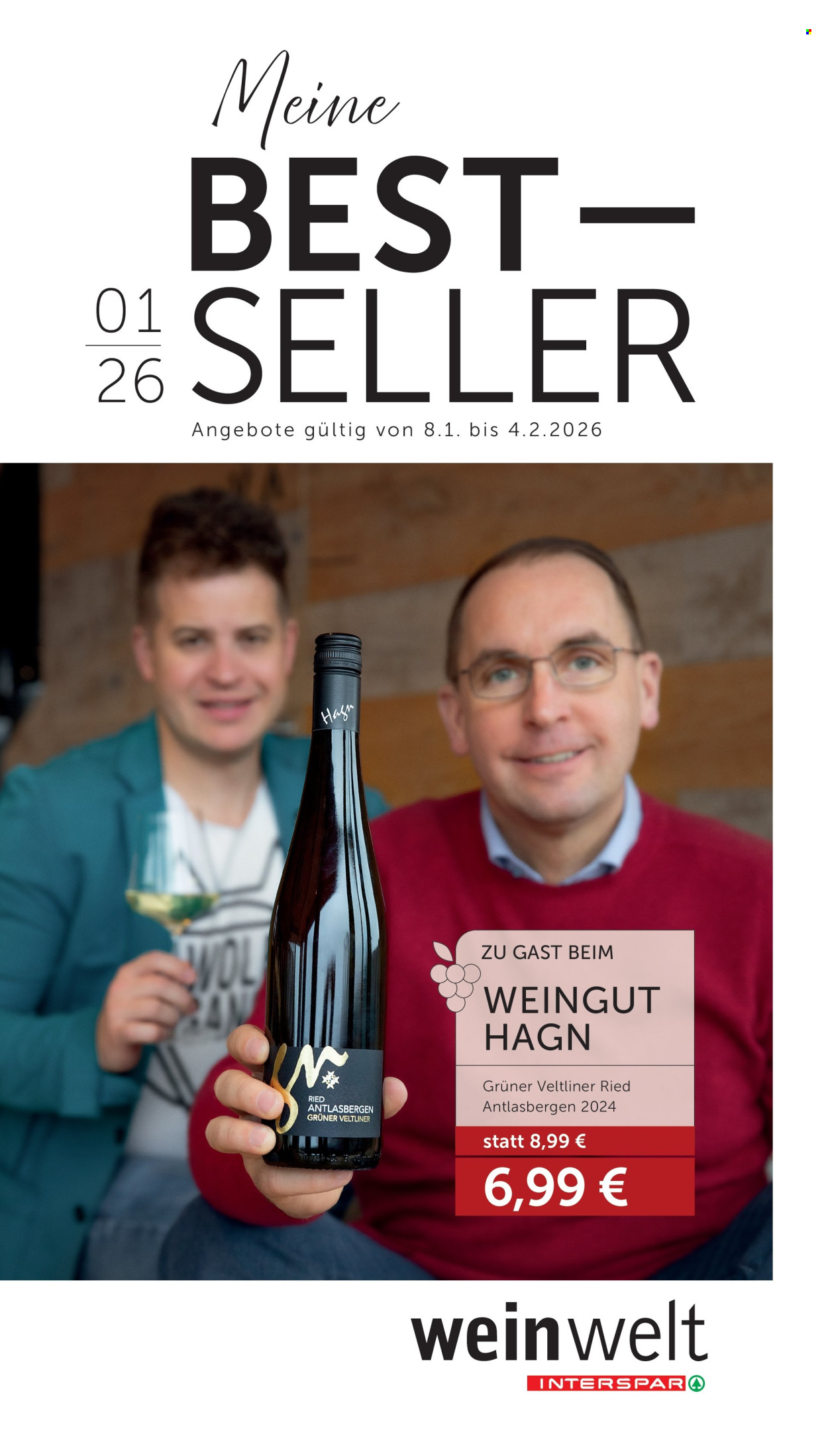 Angebote INTERSPAR - 8.1.2026 - 4.2.2026. Seite 1