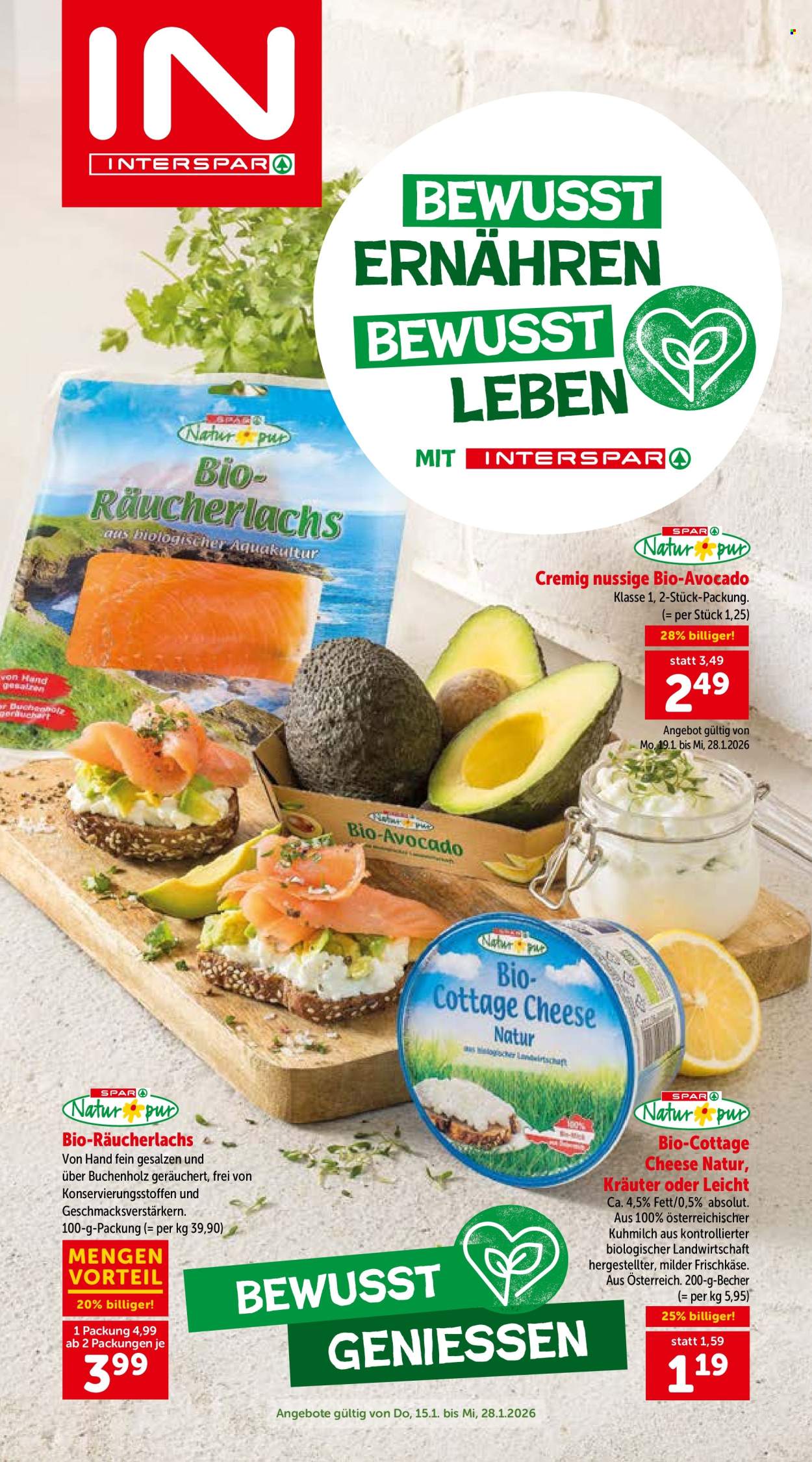 Angebote INTERSPAR - 15.1.2026 - 28.1.2026. Seite 1