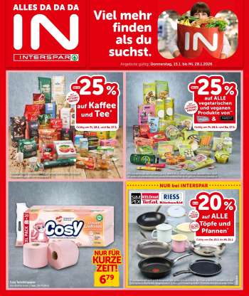 Angebote INTERSPAR - 15.1.2026 - 28.1.2026.