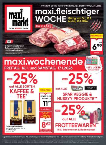 Angebote Maximarkt - 15.1.2026 - 21.1.2026.