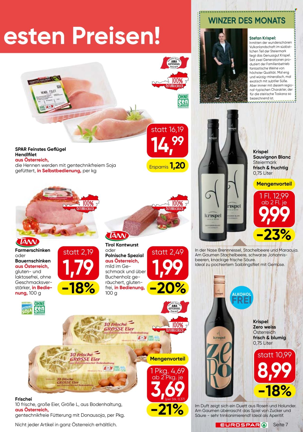 Angebote EUROSPAR - 15.1.2026 - 28.1.2026. Seite 7