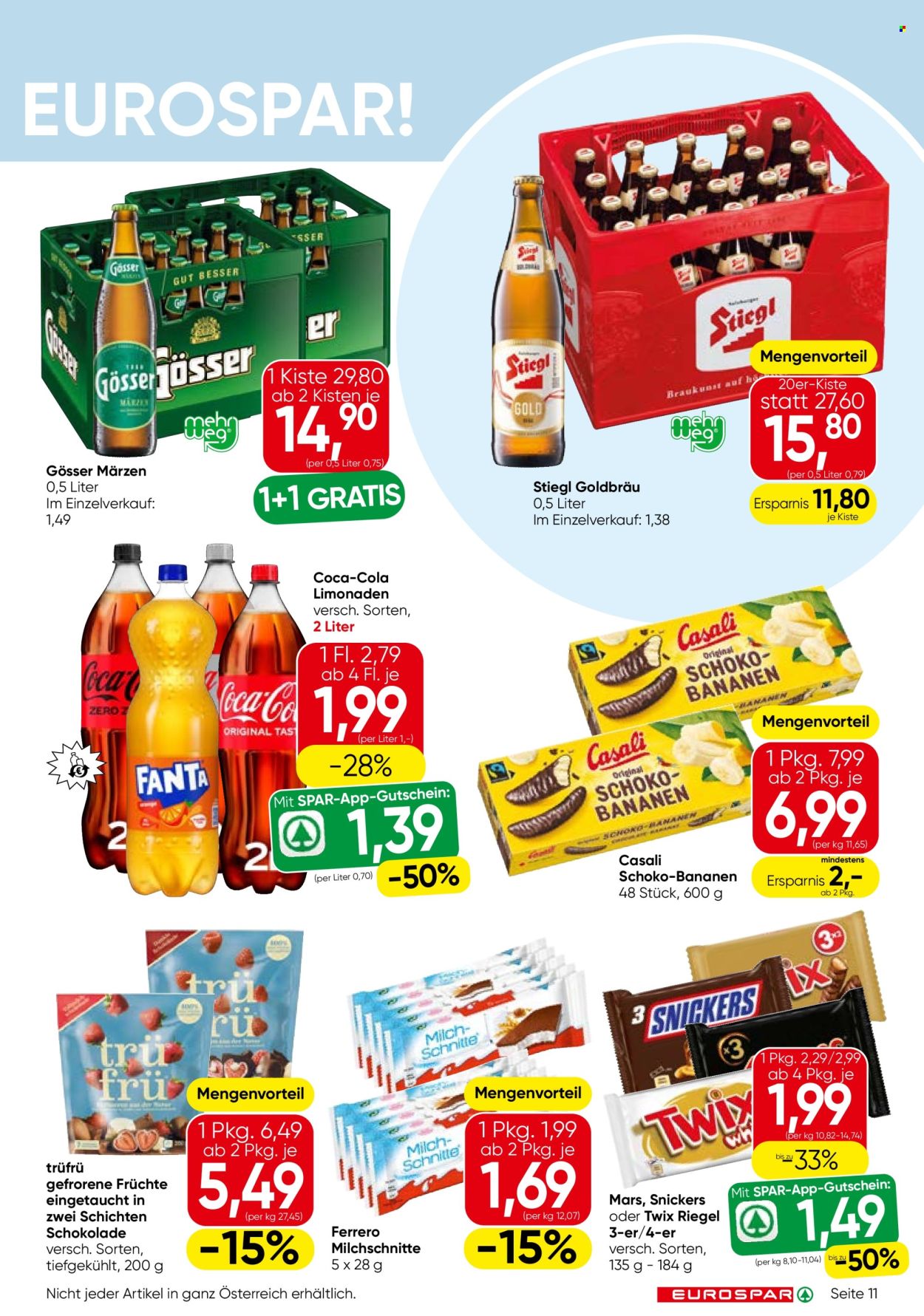 Angebote EUROSPAR - 15.1.2026 - 28.1.2026. Seite 11