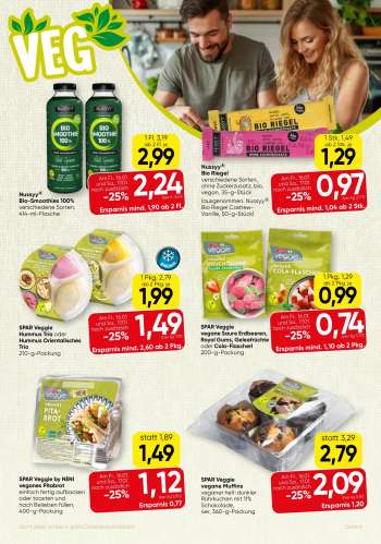 thumbnail - SPAR Veggie vegane Saure Erdbeeren, Royal Gums, Geleefrüchte oder Cola-Flascherl
