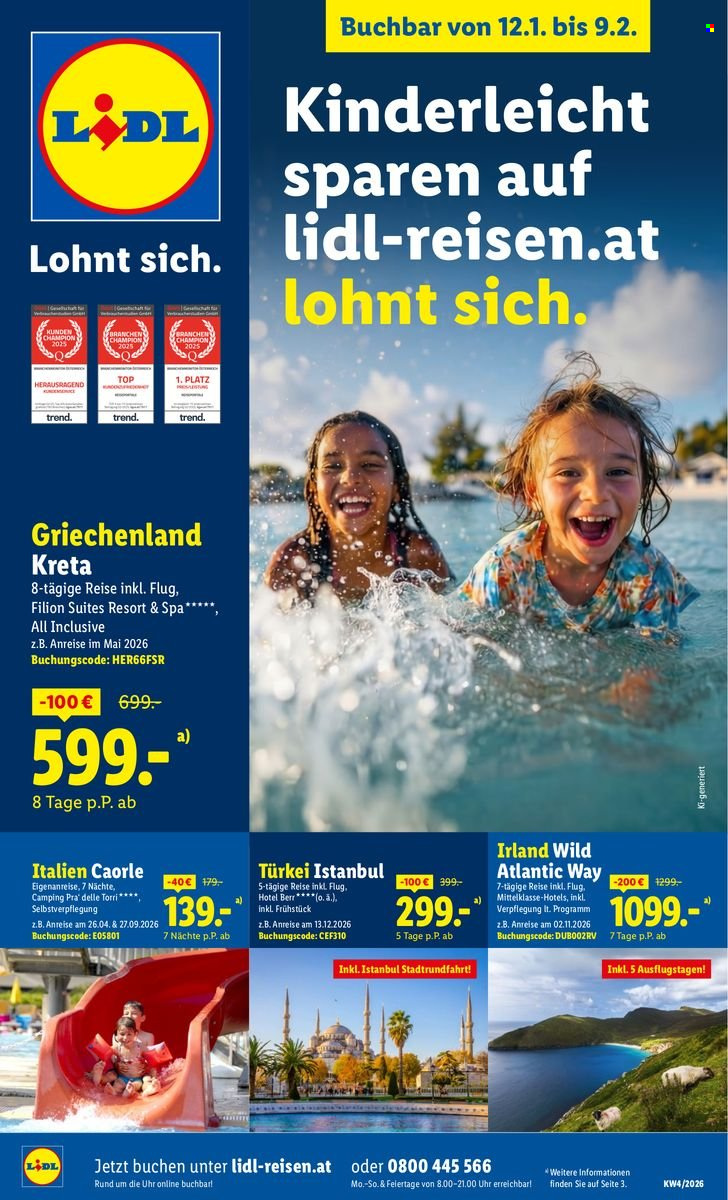 Angebote Lidl - 12.1.2026 - 9.2.2026. Seite 1