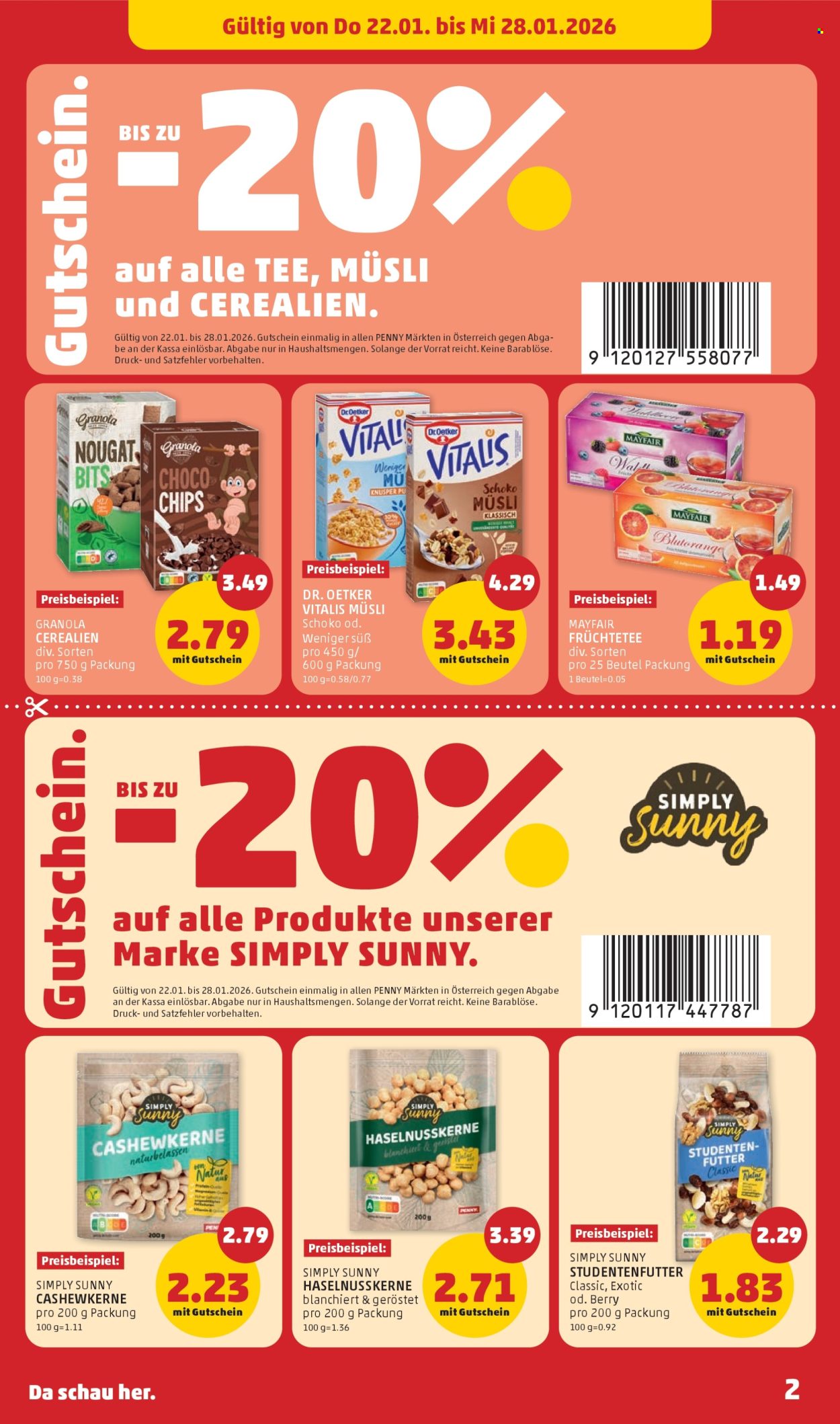 Angebote Penny - 22.1.2026 - 28.1.2026. Seite 2