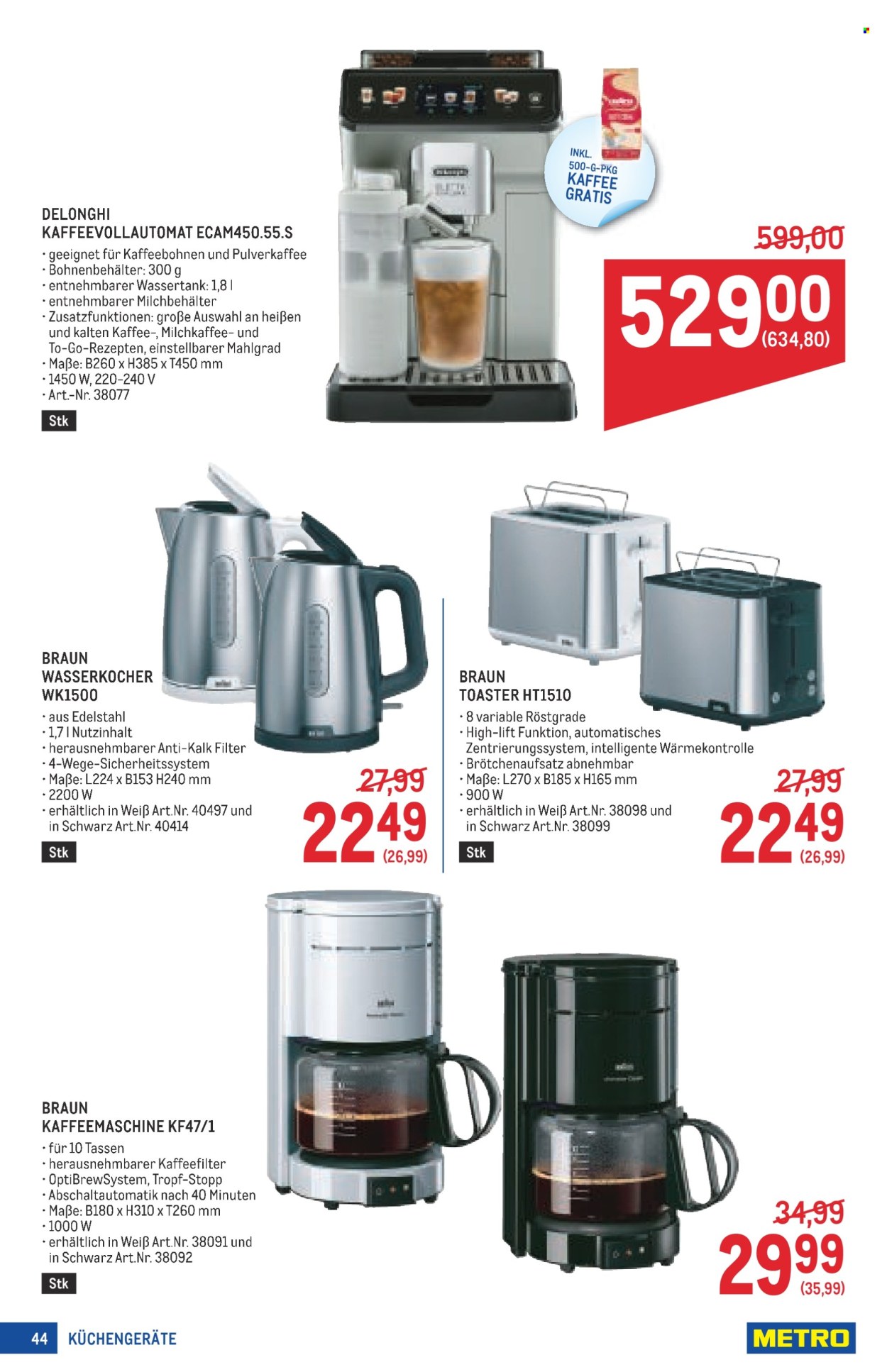 Angebote Metro - 22.1.2026 - 4.2.2026. Seite 44