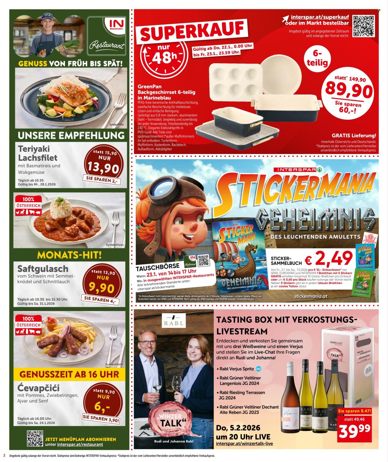 Angebote INTERSPAR - 22.1.2026 - 28.1.2026. Seite 2