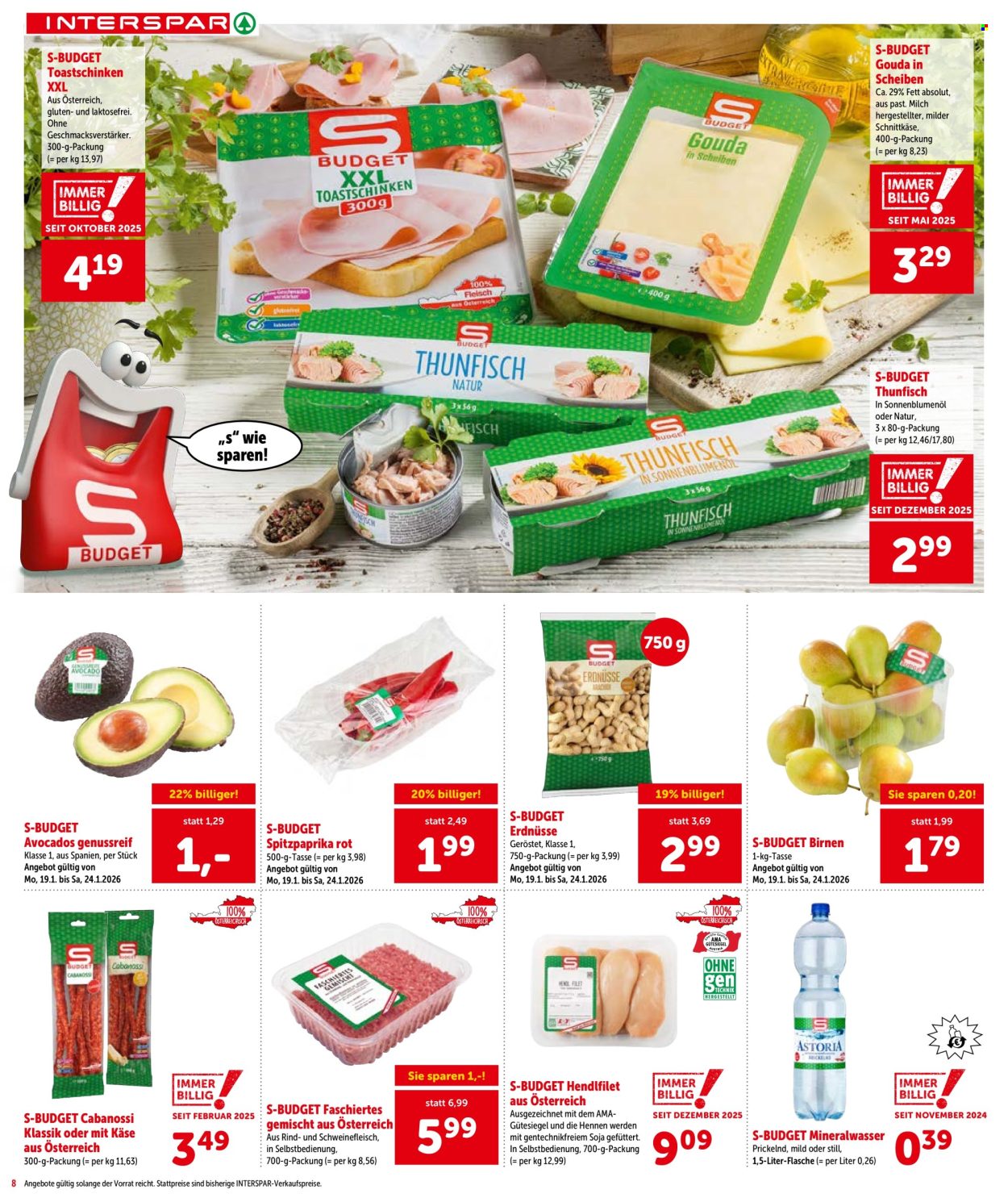 Angebote INTERSPAR - 22.1.2026 - 28.1.2026. Seite 8