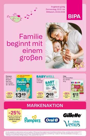 Angebote Bipa - 22.1.2026 - 4.2.2026.