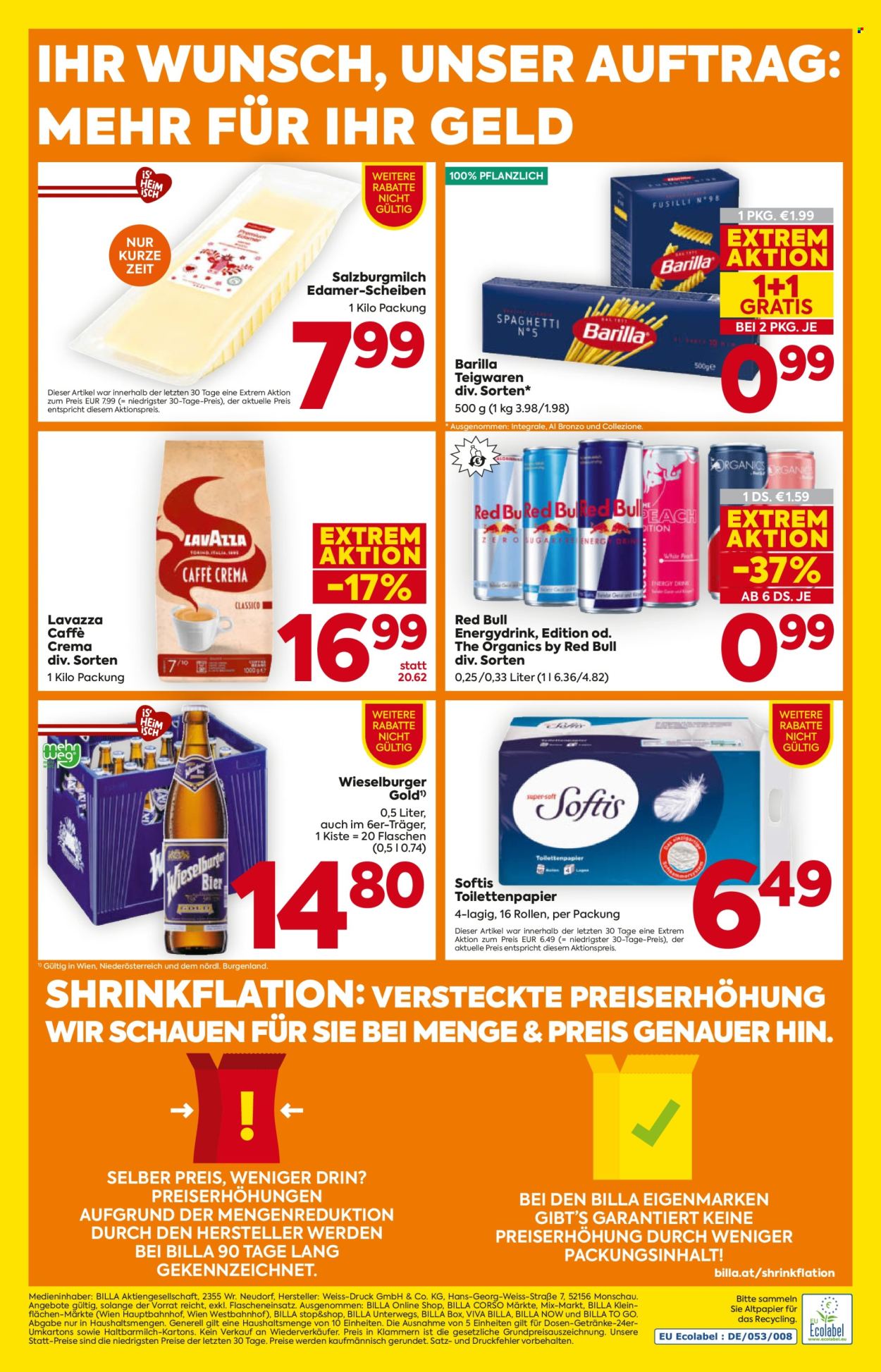 Angebote Billa - 22.1.2026 - 28.1.2026. Seite 20