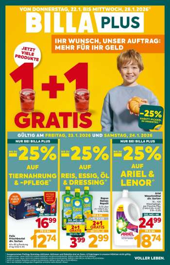 Angebote Billa Plus - 22.1.2026 - 28.1.2026.