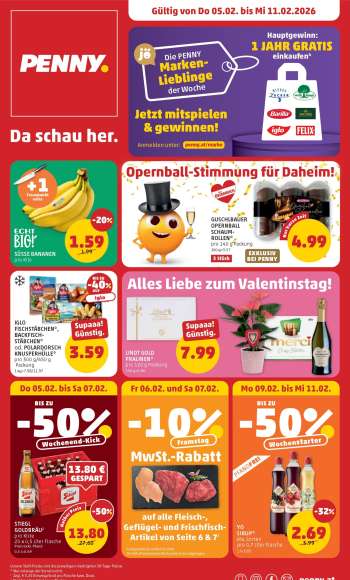 Angebote Penny - 5.2.2026 - 11.2.2026.