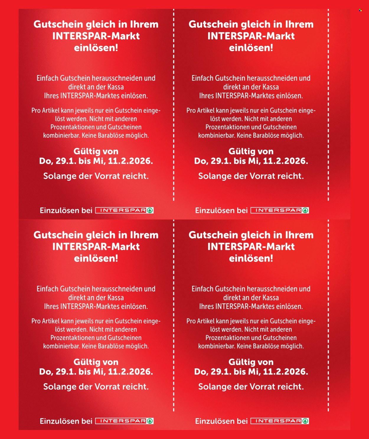 Angebote INTERSPAR - 29.1.2026 - 11.2.2026. Seite 8