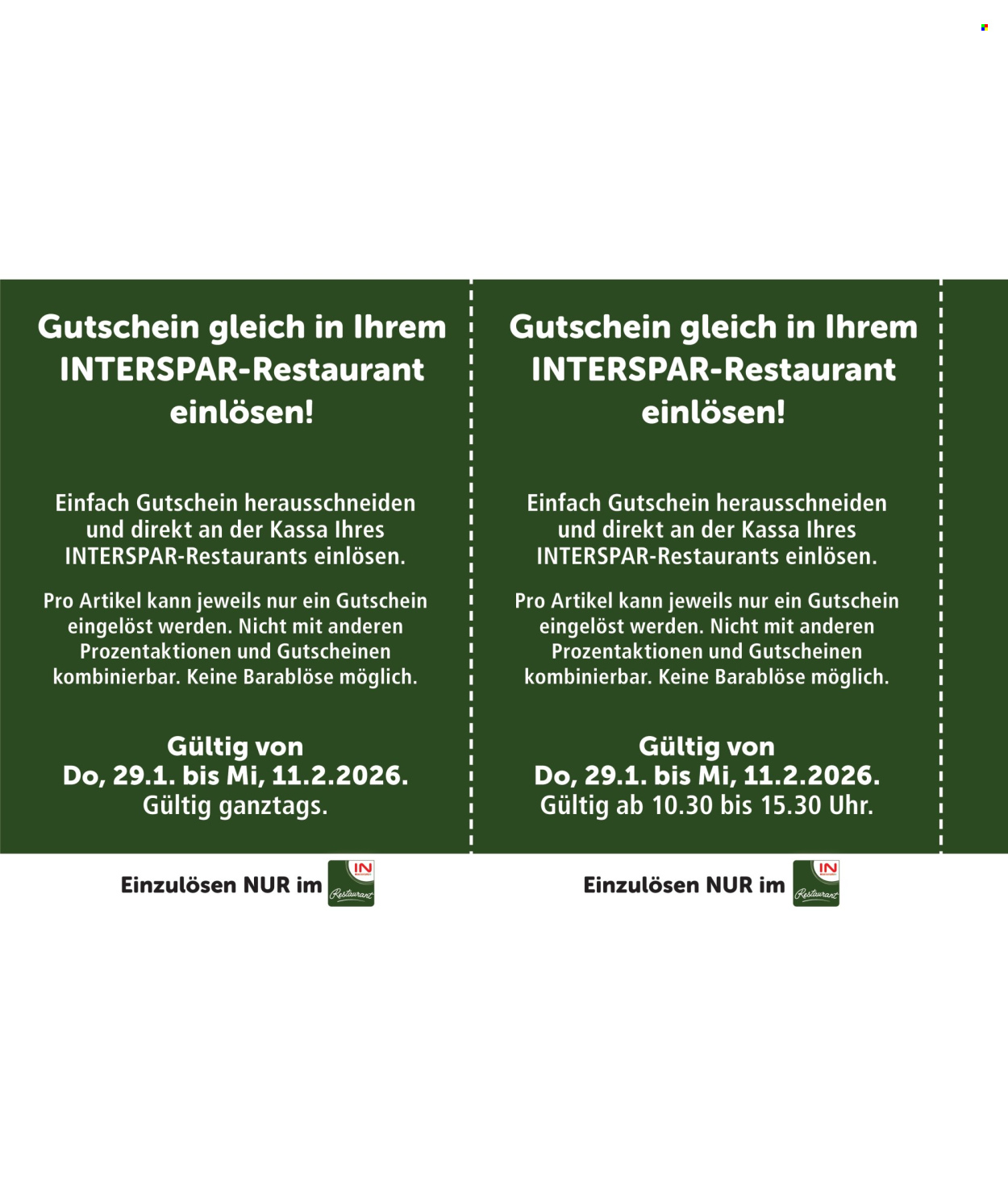 Angebote INTERSPAR - 29.1.2026 - 11.2.2026. Seite 16
