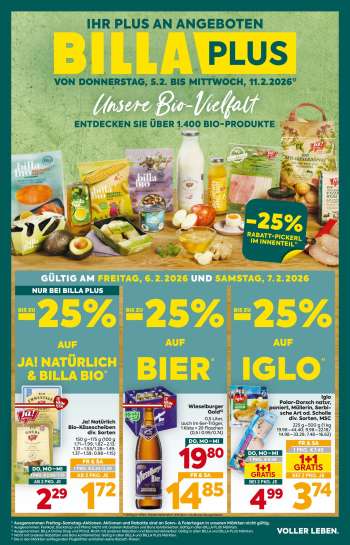 Angebote Billa Plus - 5.2.2026 - 11.2.2026.