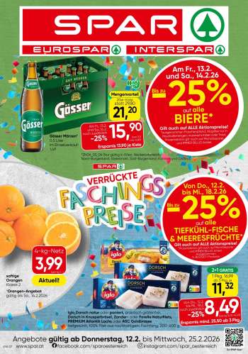 Angebote SPAR - 12.2.2026 - 25.2.2026.