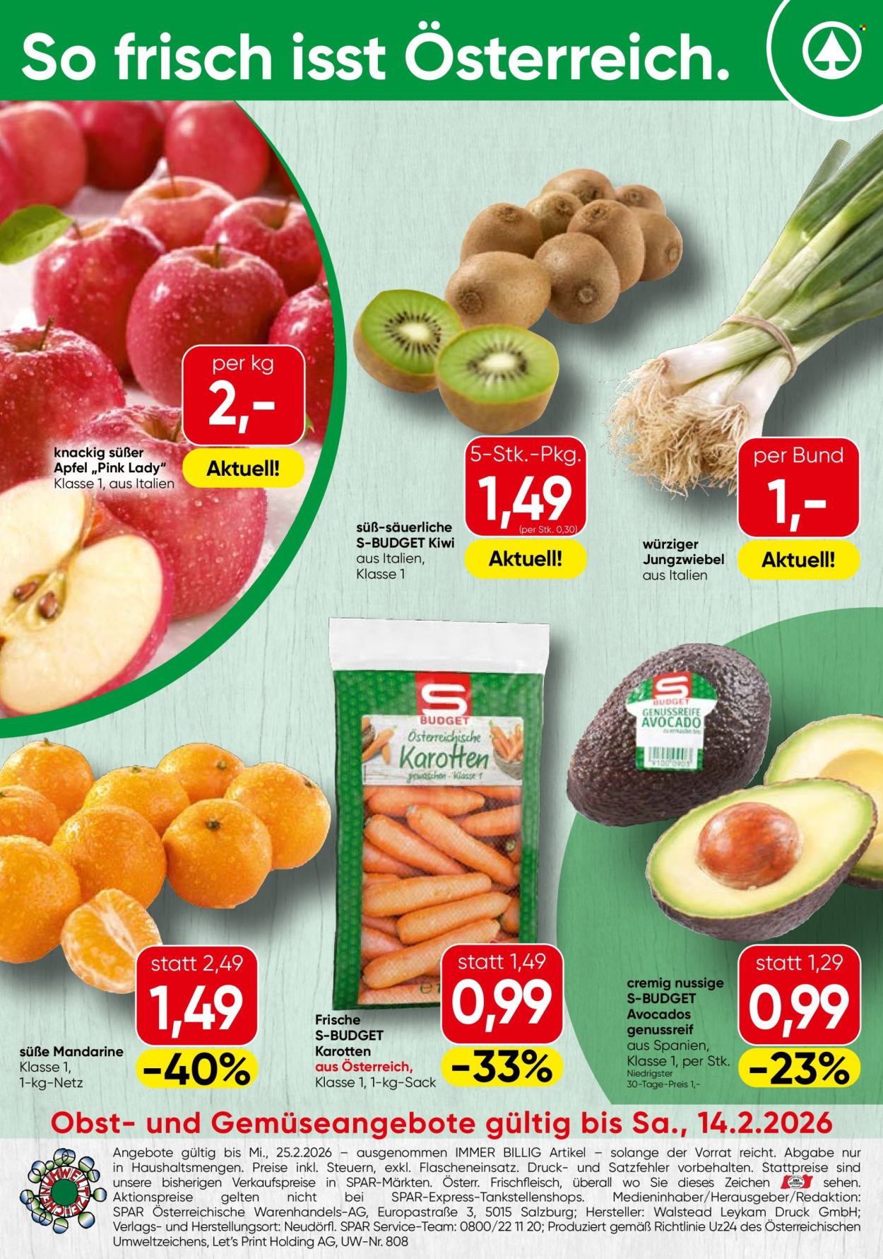 Angebote SPAR - 12.2.2026 - 25.2.2026. Seite 20
