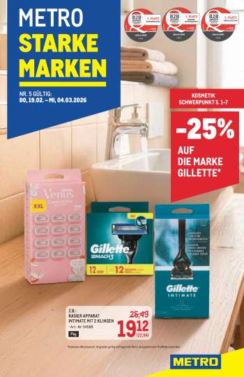 Angebote Metro - 19.2.2026 - 4.3.2026.