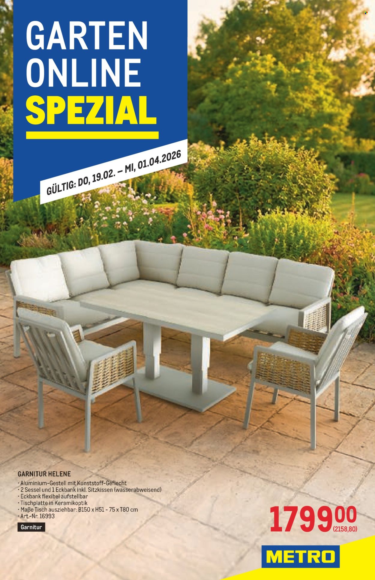 Angebote Metro - 19.2.2026 - 1.4.2026. Seite 1