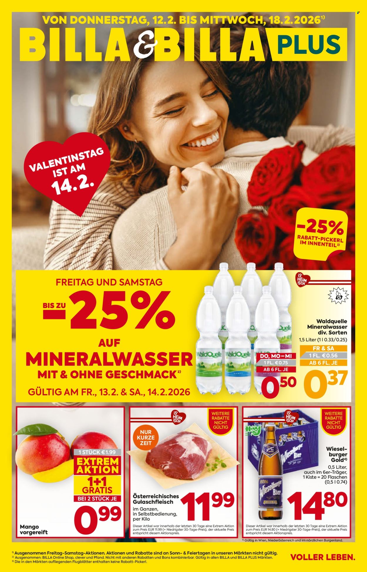 Angebote Billa - 12.2.2026 - 18.2.2026. Seite 1