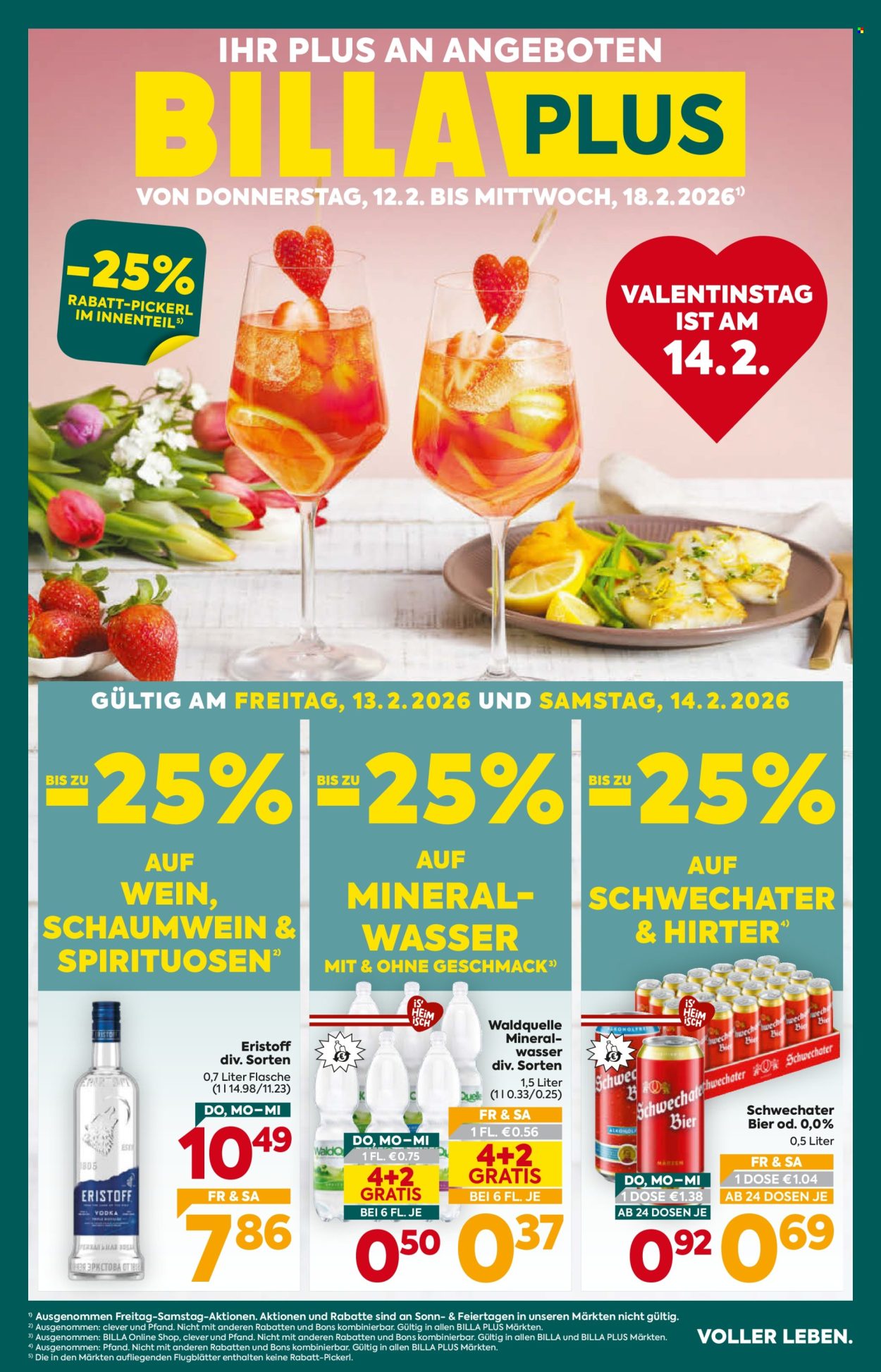 Angebote Billa Plus - 12.2.2026 - 18.2.2026. Seite 1