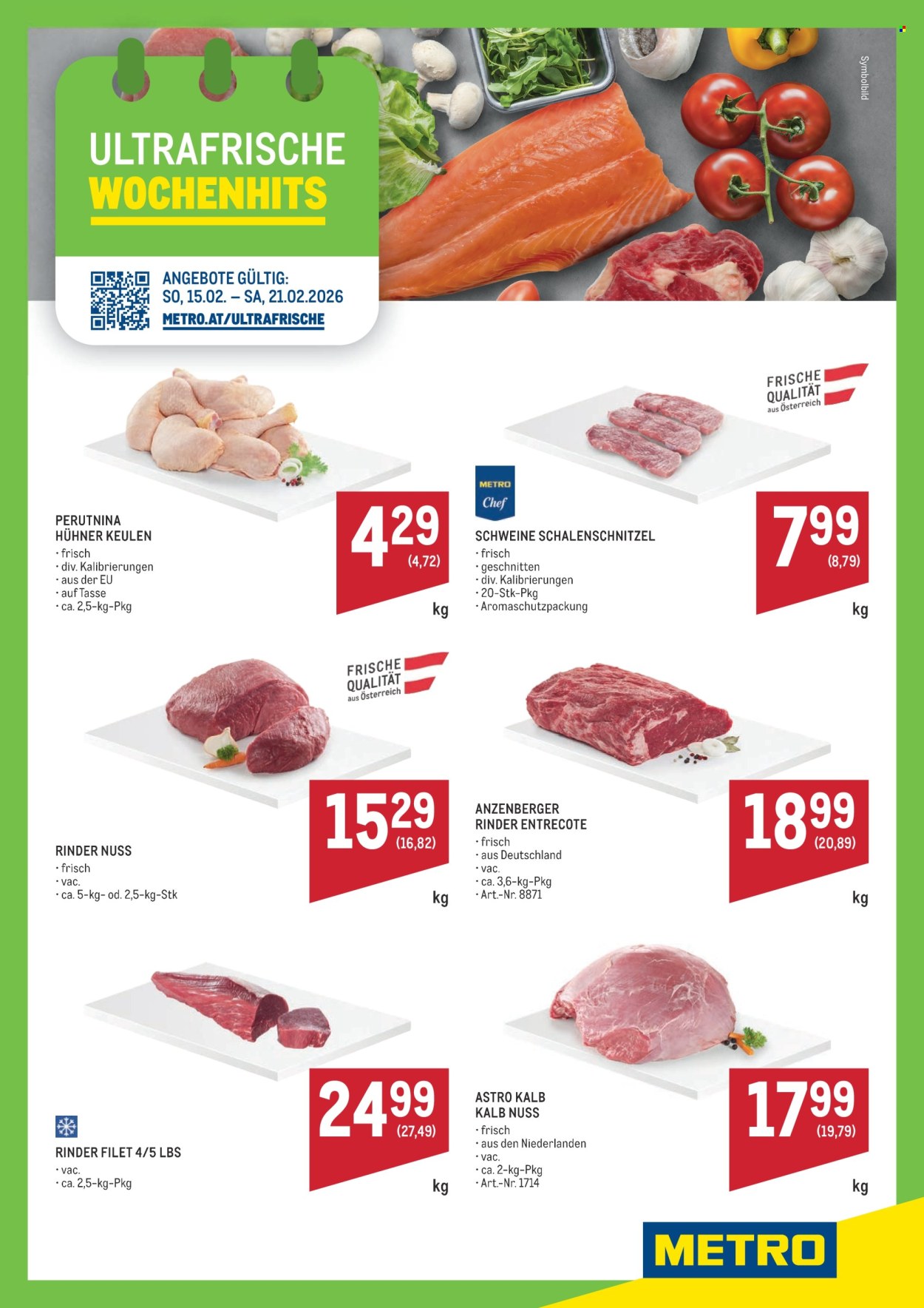 Angebote Metro - 15.2.2026 - 21.2.2026. Seite 1