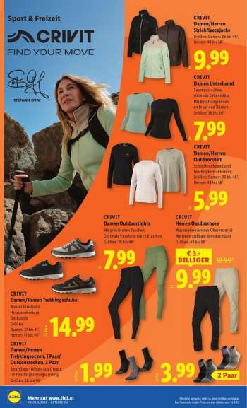 thumbnail - CRIVIT Damen/Herren Trekkingschuhe
