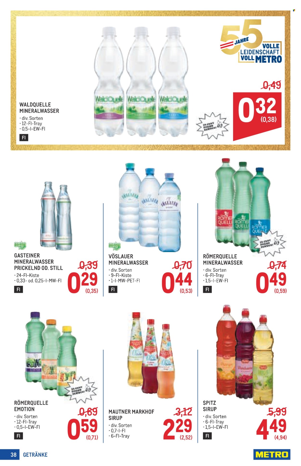 Angebote Metro - 19.2.2026 - 4.3.2026. Seite 38