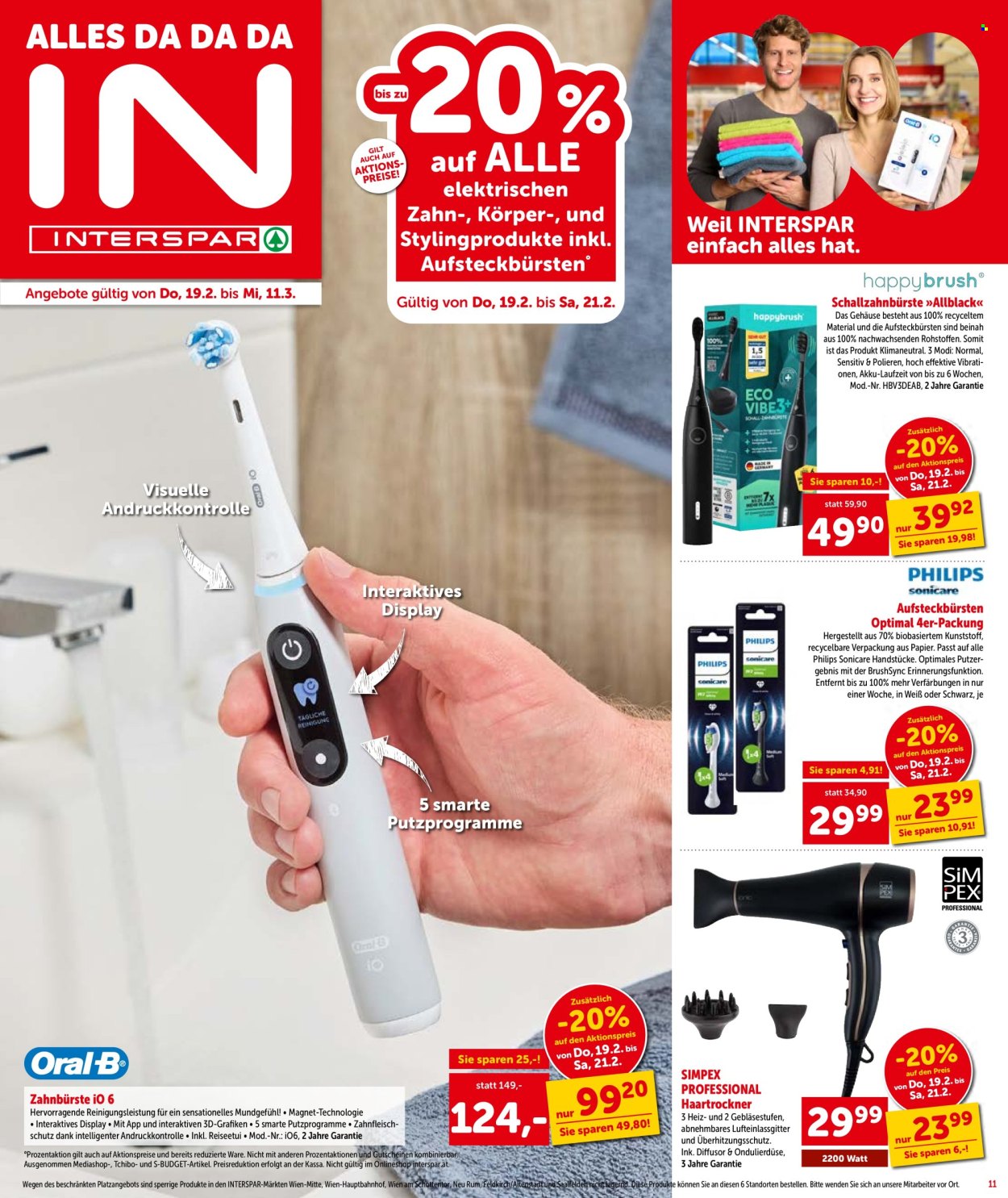 Angebote INTERSPAR - 19.2.2026 - 25.2.2026. Seite 11