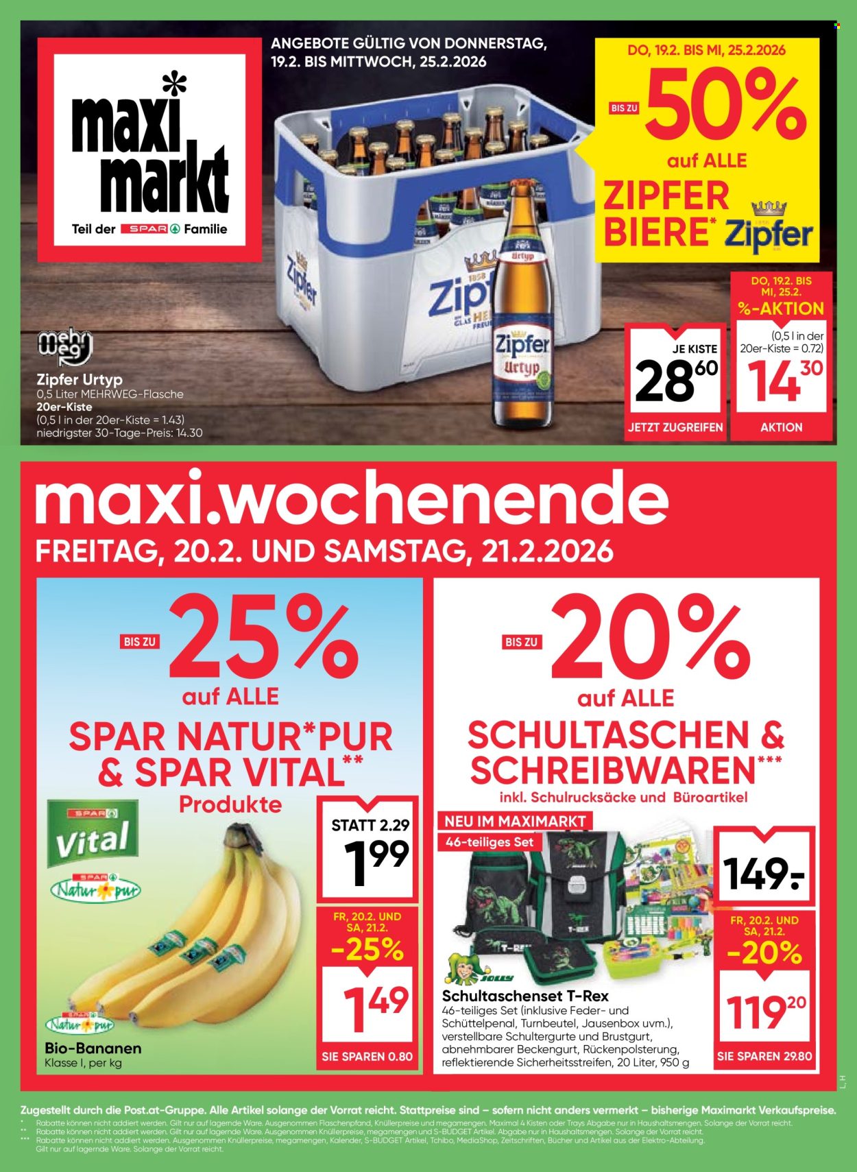 Angebote Maximarkt - 19.2.2026 - 25.2.2026. Seite 1
