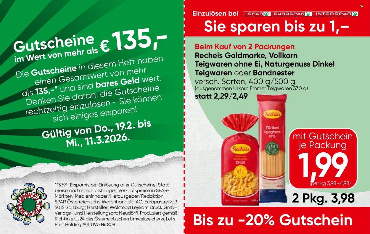 Angebote INTERSPAR - 19.2.2026 - 11.3.2026. Seite 2
