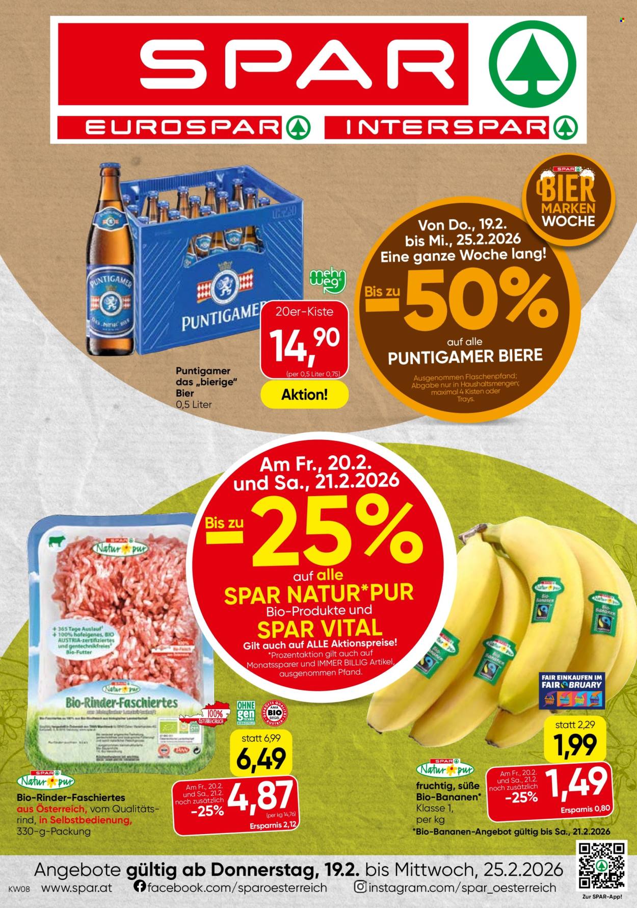 Angebote SPAR - 19.2.2026 - 25.2.2026. Seite 1