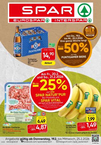 Angebote SPAR - 19.2.2026 - 25.2.2026.