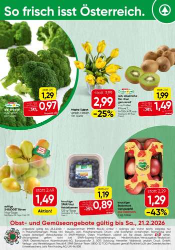 thumbnail - knackige SPAR Vital Heidelbeeren