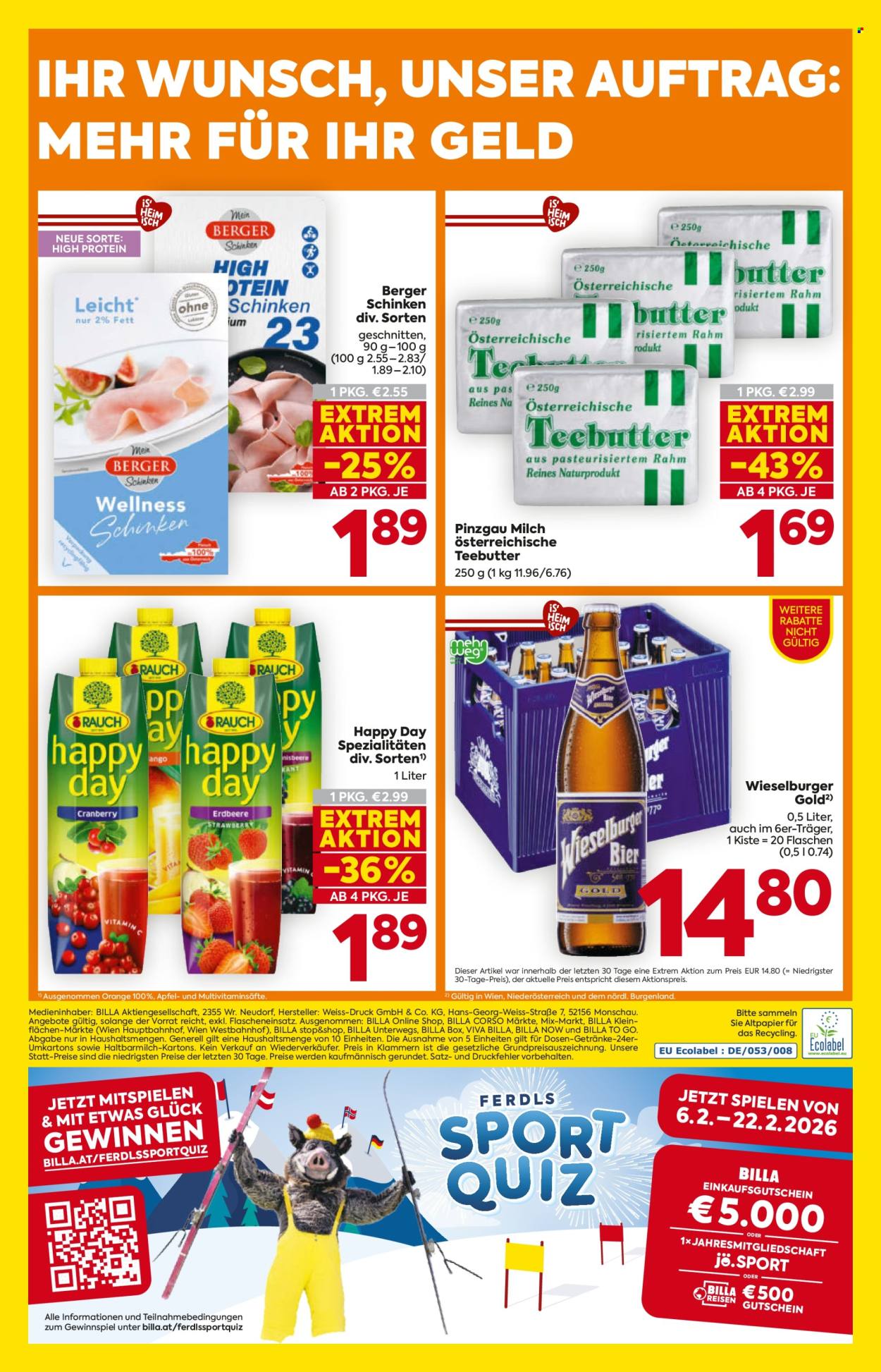 Angebote Billa - 19.2.2026 - 25.2.2026. Seite 16